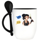 Кружка с ложкой