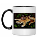 Кружка двухцветная