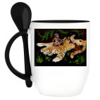 Кружка с ложкой