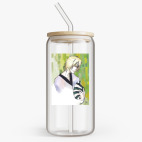 Банка с бамбуковой крышкой