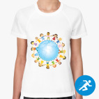 Женская спортивная футболка