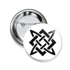 Значок 50 мм Звезда Руси (Сварогов Квадрат)