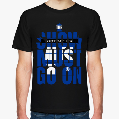 Футболка с принтом The Show Must Go On