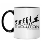 Кружка двухцветная