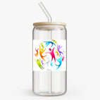 Банка с бамбуковой крышкой