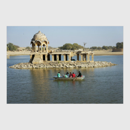 Постер с принтом People and boats