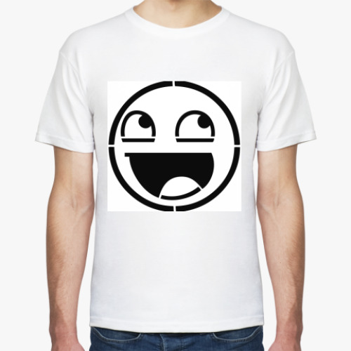 Футболка с принтом Awesome!