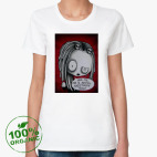 Женская футболка органик