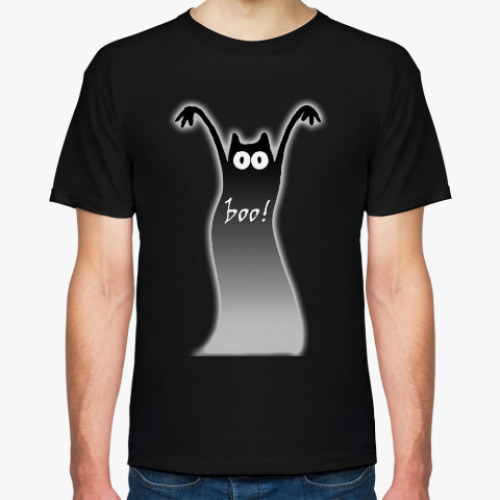 Футболка с принтом Boo!