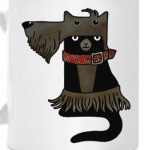 Кот в костюме скотч-терьера