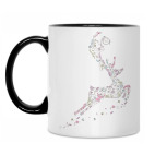 Кружка двухцветная