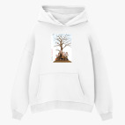 Толстовка худи оверсайз