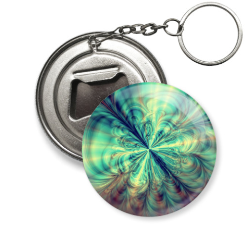 Брелок-открывашка с принтом абстракция