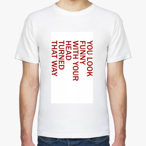 Футболка с принтом Look Funny