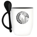 Кружка с ложкой