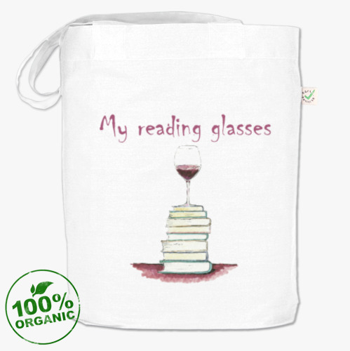 Сумка шоппер с принтом Reading