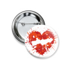 Значок 37 мм Любовь