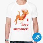 Мужская спортивная футболка