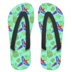 тропический паттерн мятный