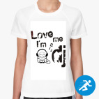 Женская спортивная футболка