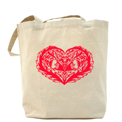 Сумка шоппер с принтом экстрим