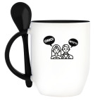 Кружка с ложкой