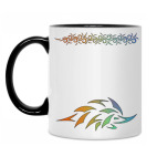 Кружка двухцветная