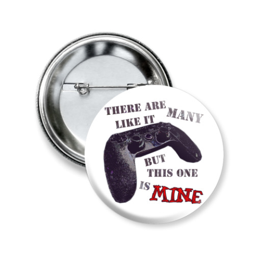 Значок 50мм с принтом This is my gamepad