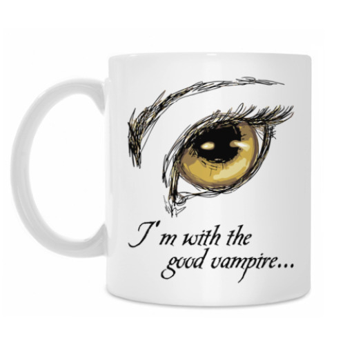 Кружка с принтом Good vampire