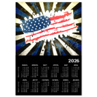 Американский флаг. Гранж.