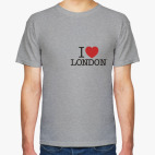 Классическая футболка I Love London