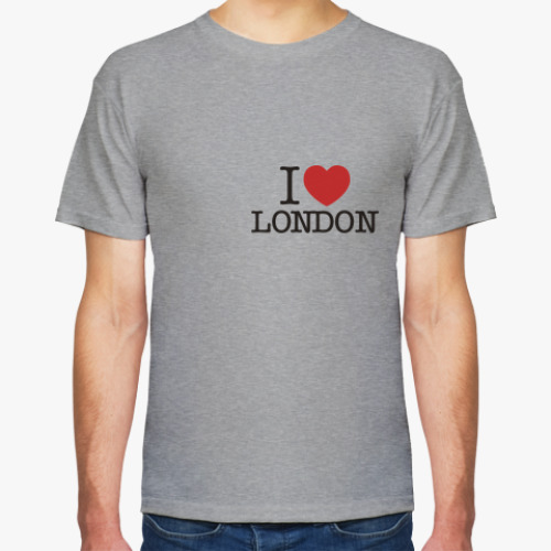 Футболка с принтом I Love London