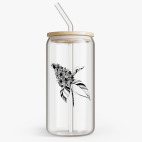 Банка с бамбуковой крышкой