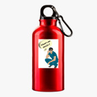 Металлическая бутылка 400 мл UV-DTF