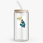 Банка с бамбуковой крышкой