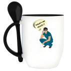 Кружка с ложкой