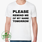 Мужская футболка органик