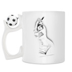 Кружка с футбольным мячиком