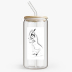 Банка с бамбуковой крышкой