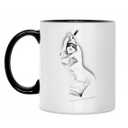 Кружка двухцветная