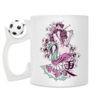 Кружка с футбольным мячиком