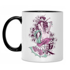 Кружка двухцветная