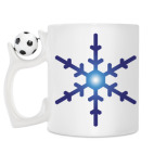 Кружка с футбольным мячиком