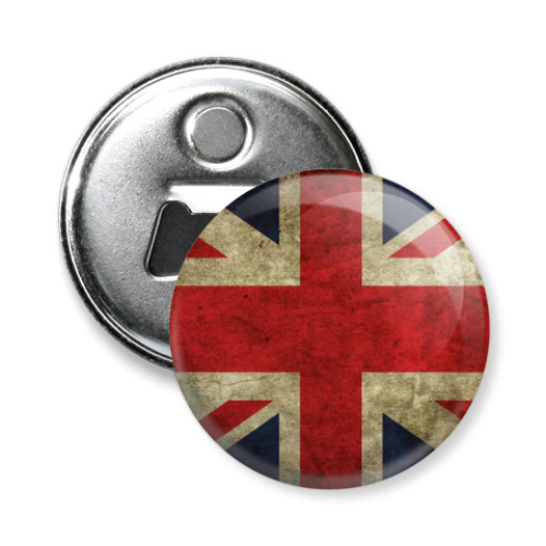 Магнит-открывашка с принтом Англия