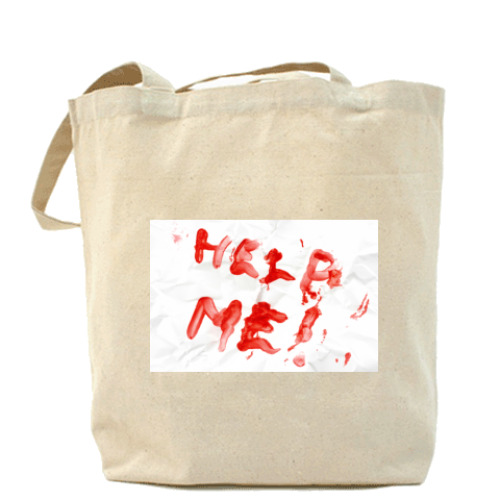 Сумка шоппер с принтом blood