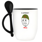 Кружка с ложкой