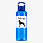 Прозрачная спортивная бутылка