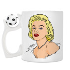 Кружка с футбольным мячиком