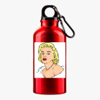 Металлическая бутылка 400 мл UV-DTF