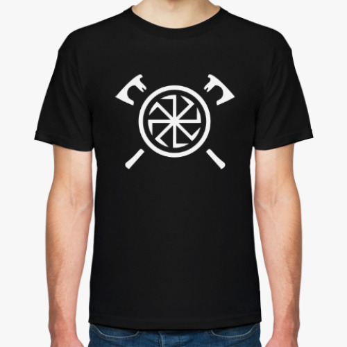 Футболка с принтом Коловрат с секирами